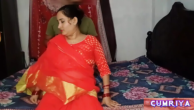 भारतीय Milf के पेट पर सह शॉट