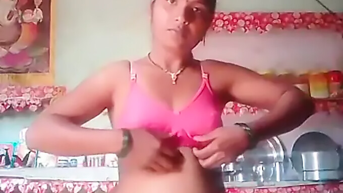 Bhabhi Indiană Cu Sânii Mari Își Face Un Selfie Nud