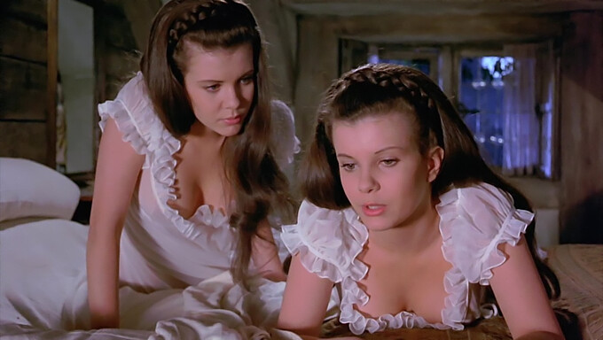 Nude Twins In Vintage Horror Movie