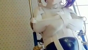 Kigurumi Costume Play With A Vibrator